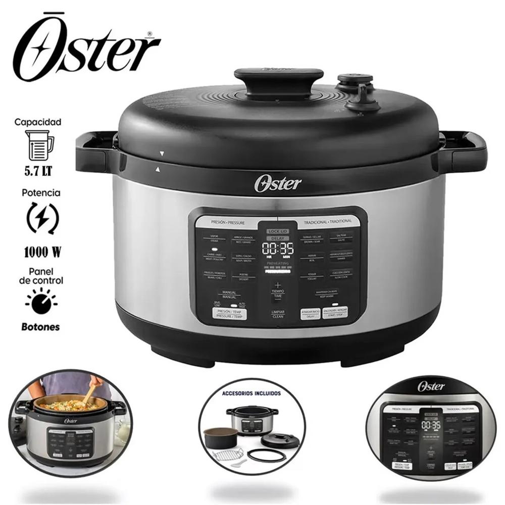 Multi-Olla Rápida Oster CKSTPCECOV57 5.7L Silver