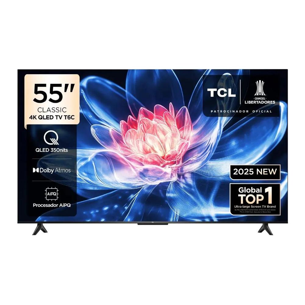 Televisor TCL QLED 55"" Smart UHD 4K Google Tv 55T6C