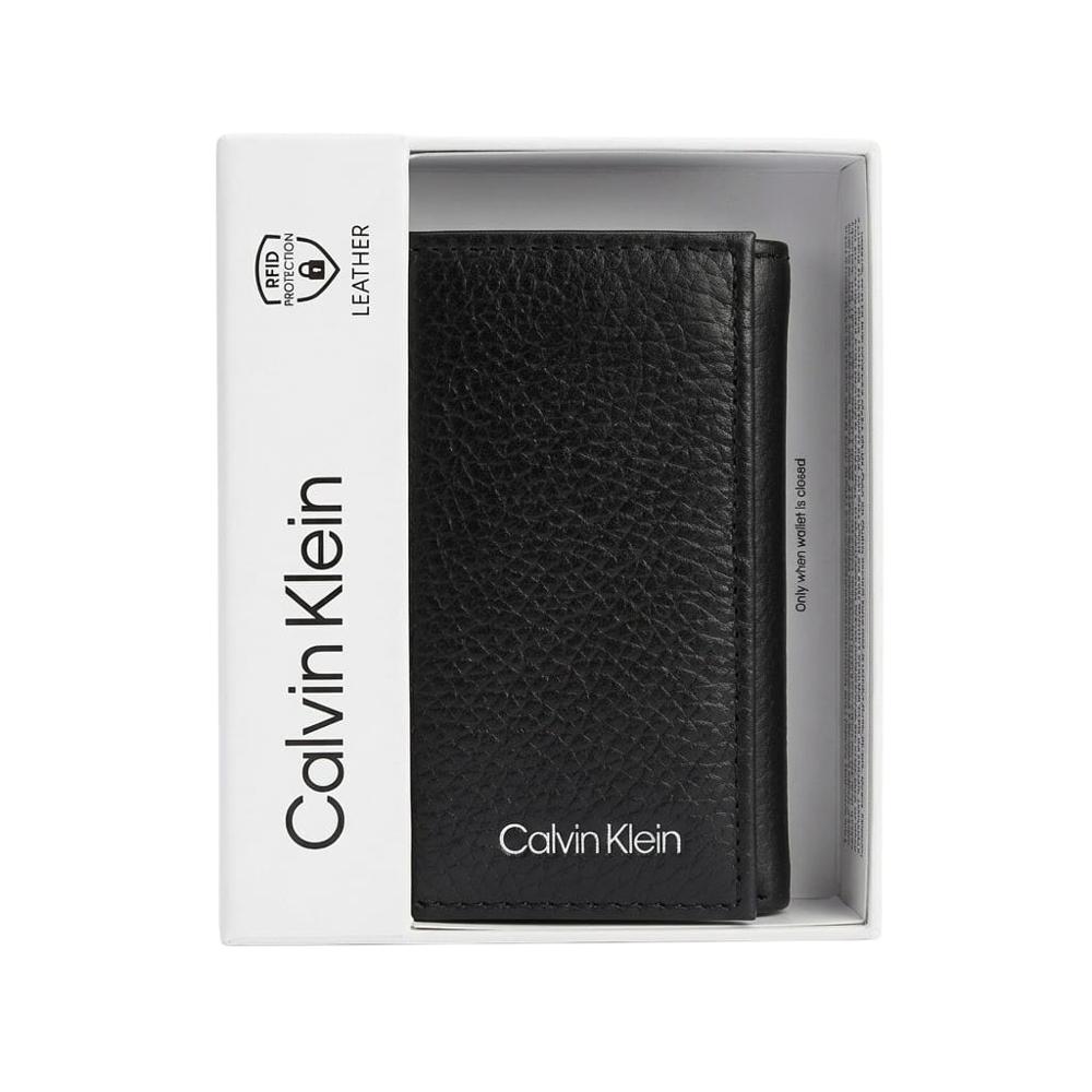 BILLETERA CALVIN KLEIN HOMBRE CUERO NEGRO