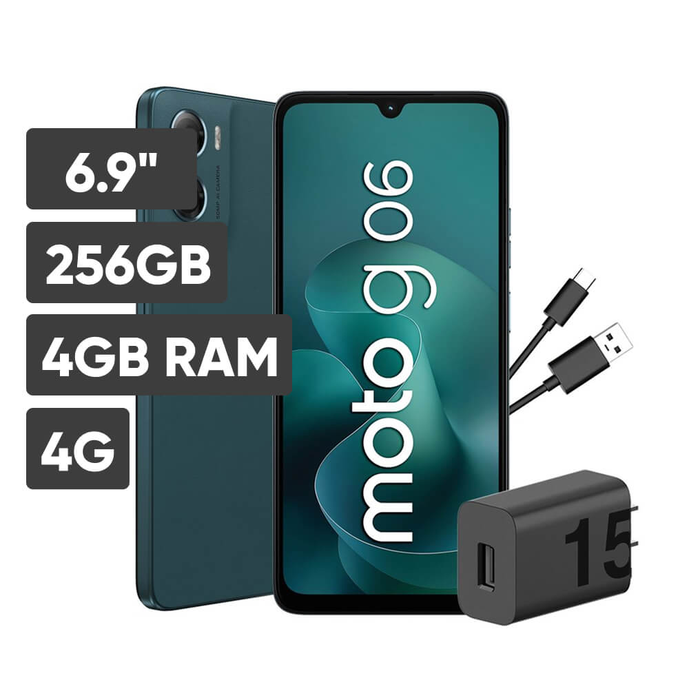 Smartphone MOTOROLA G06 6.9"" 4GB 256GB 50MP Azul