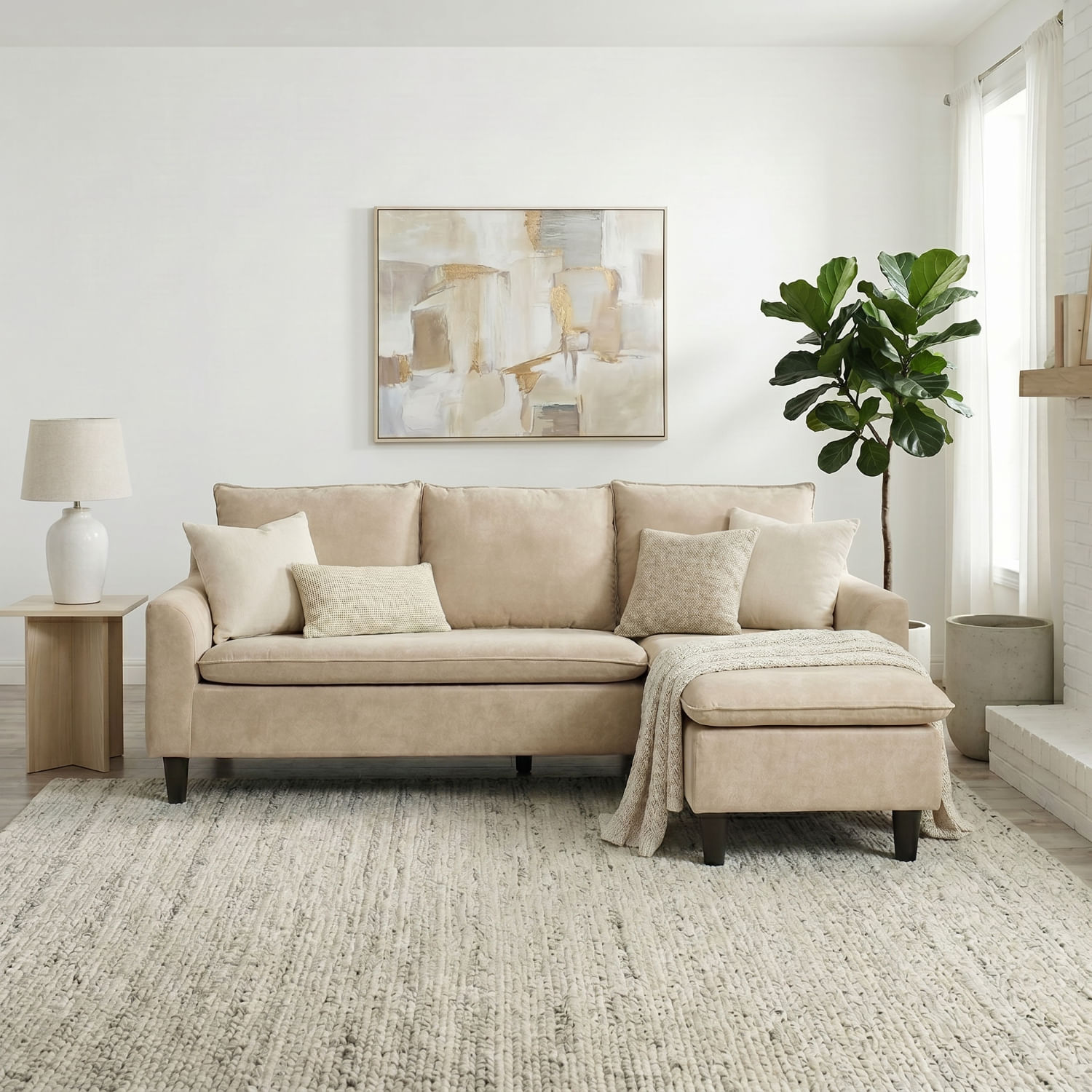 Seccional Intercambiable Marvis Beige