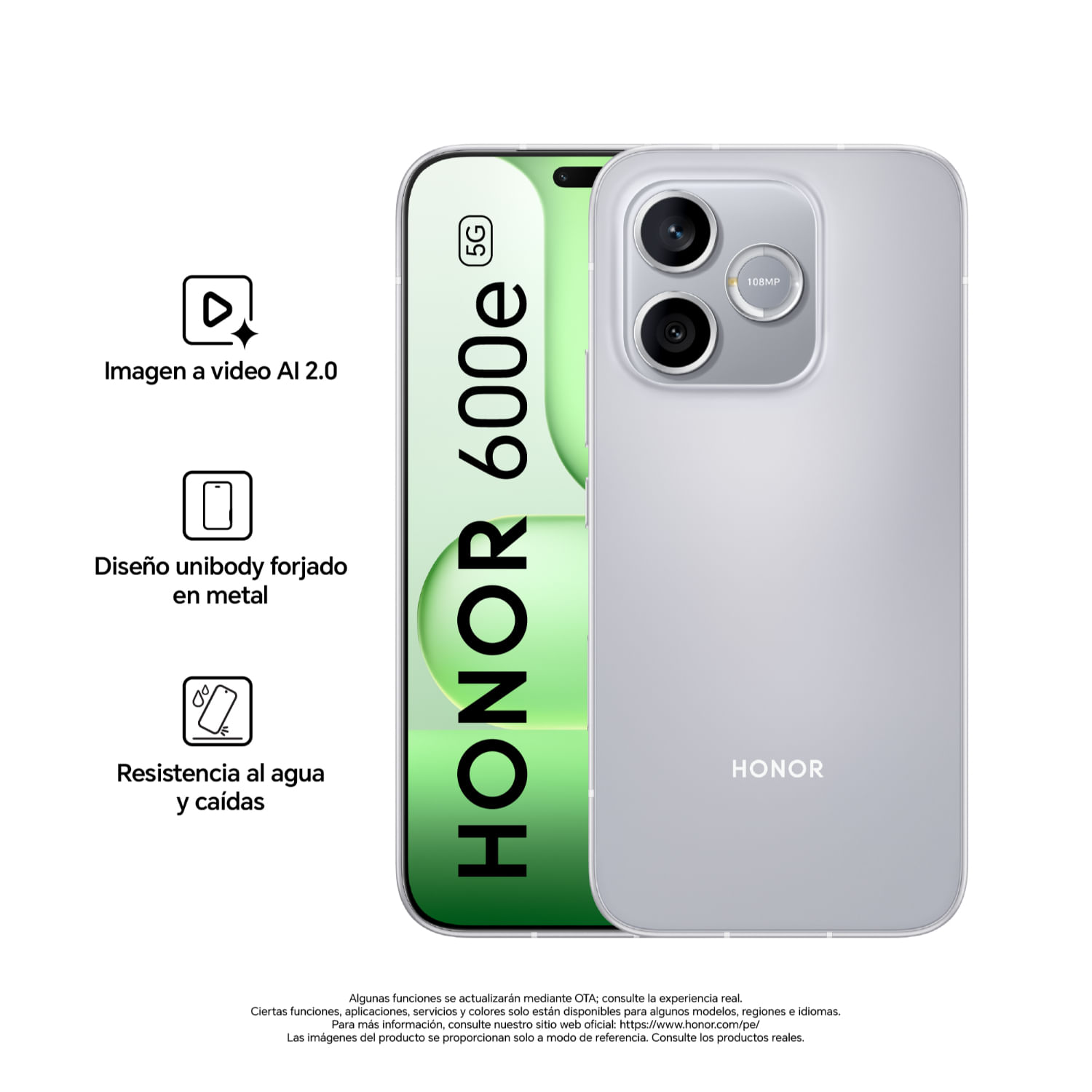 HONOR 600e 8GB+512GB Velvet Grey