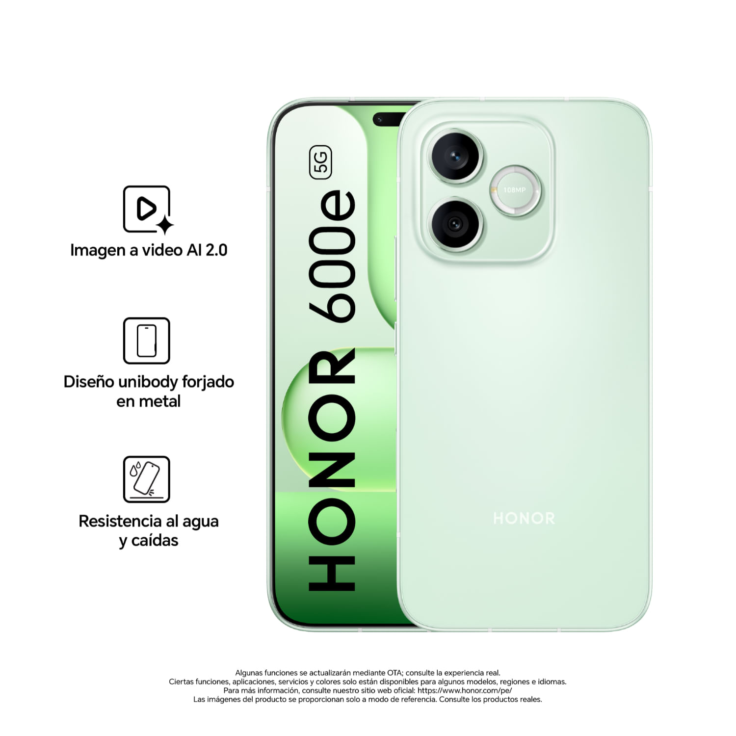 HONOR 600e 8GB+512GB Sprout Green