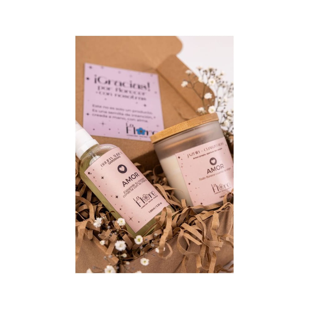 VELA 160gr + BRUMA 100ml - PACK DUO INTENCIONAL AMOR PROPIO