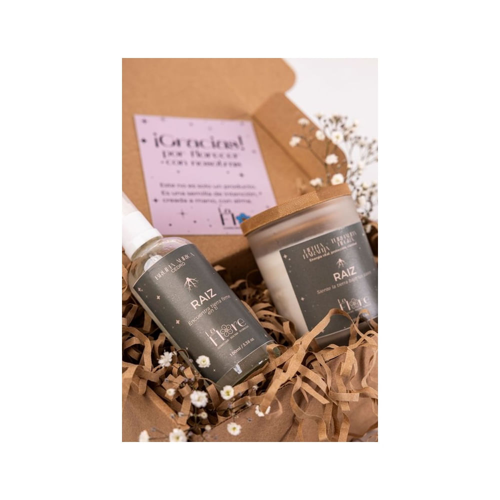 VELA 160gr + BRUMA 100ml - PACK DUO INTENCIONAL RAIZ Y ENERGÍA