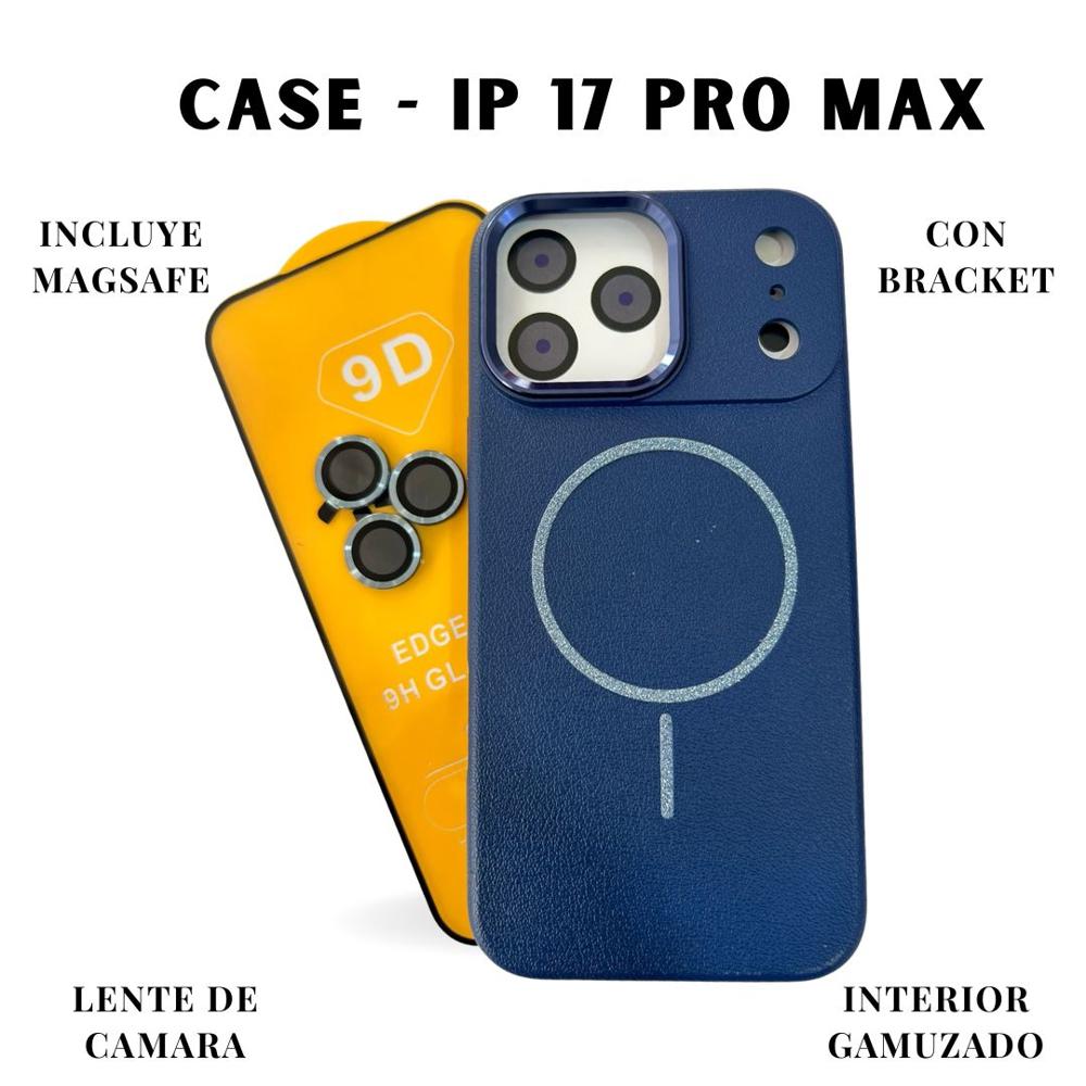 Case magsafe iphone 17  pro max azul