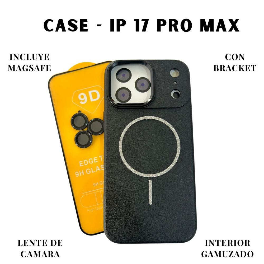 Case magsafe iphone 17  pro max negro