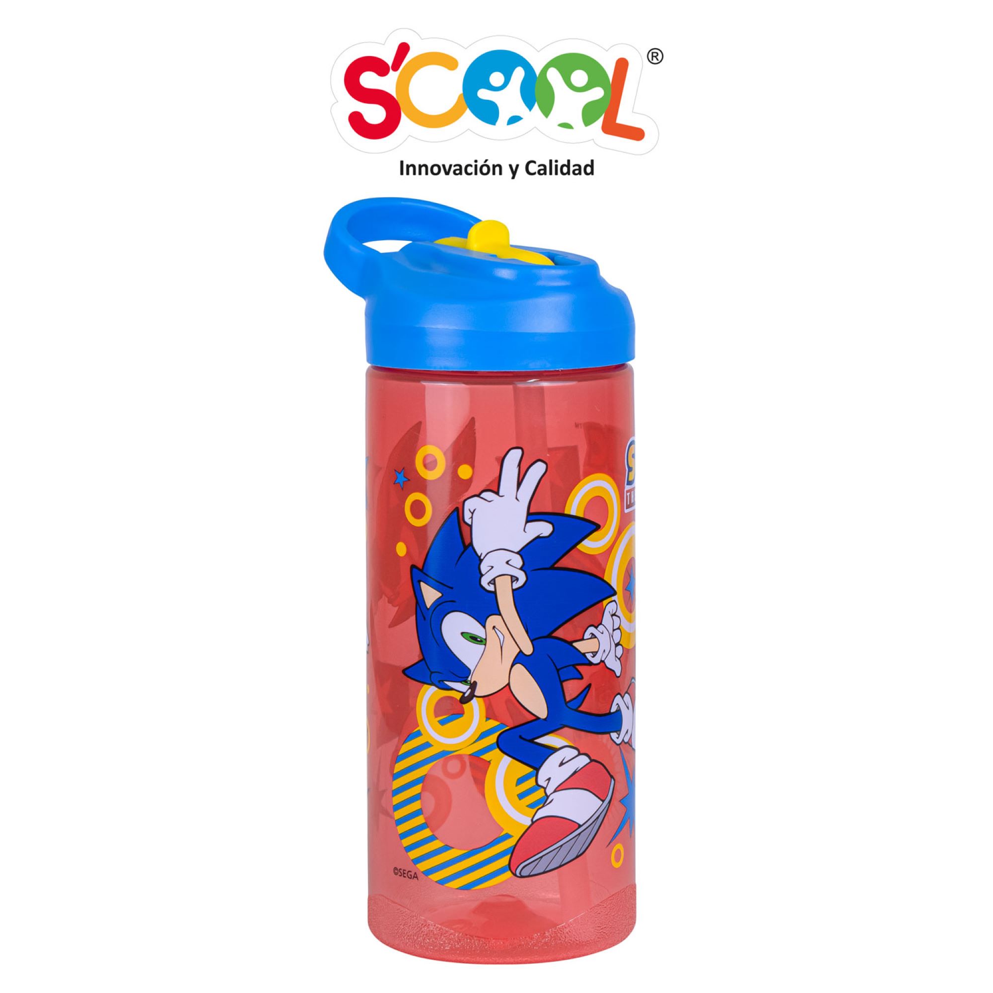 Botella SCOOL KOMBAT Pp Cc 450ml Sonic