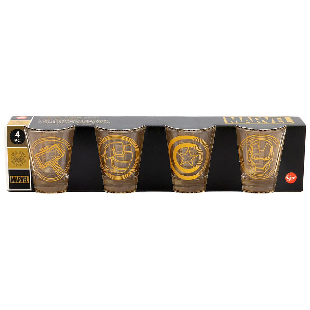 Set de Vasos MARVEL x4un 50ml