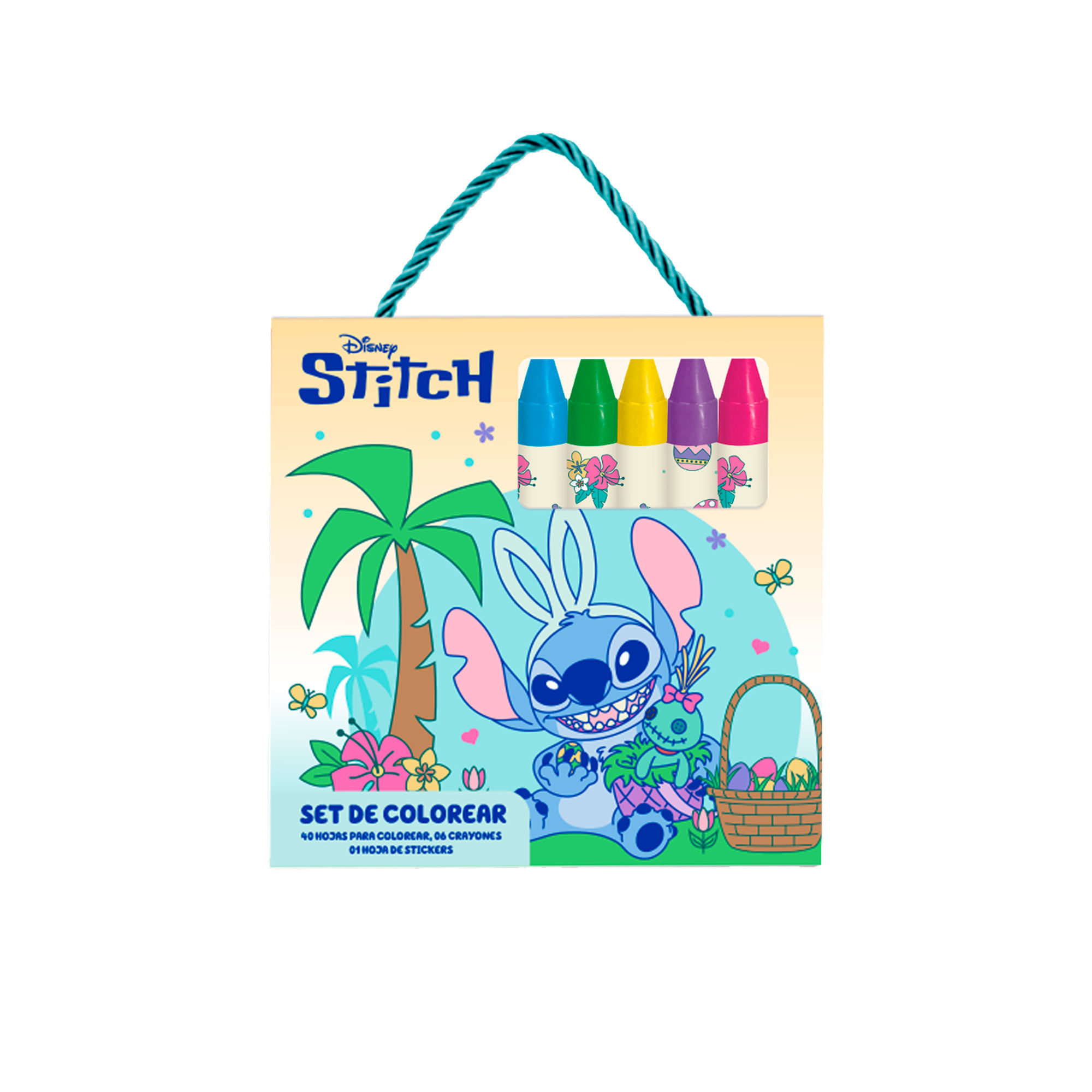 Set de Colorear ARTESCO Stitch Crayones
