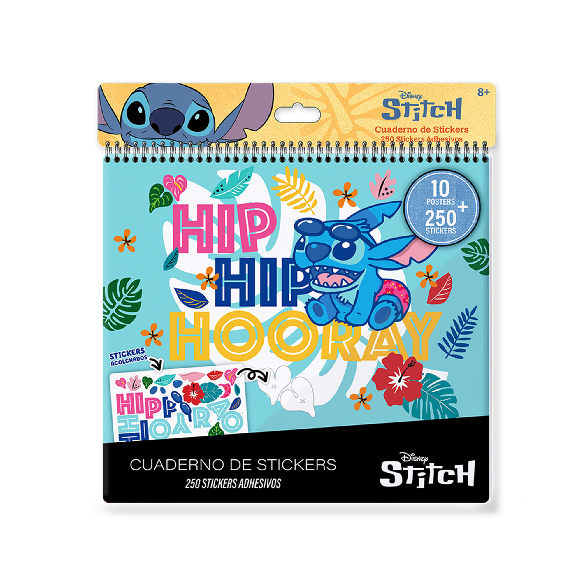 Libreta ARTESCO Stitch con Stickers 1un