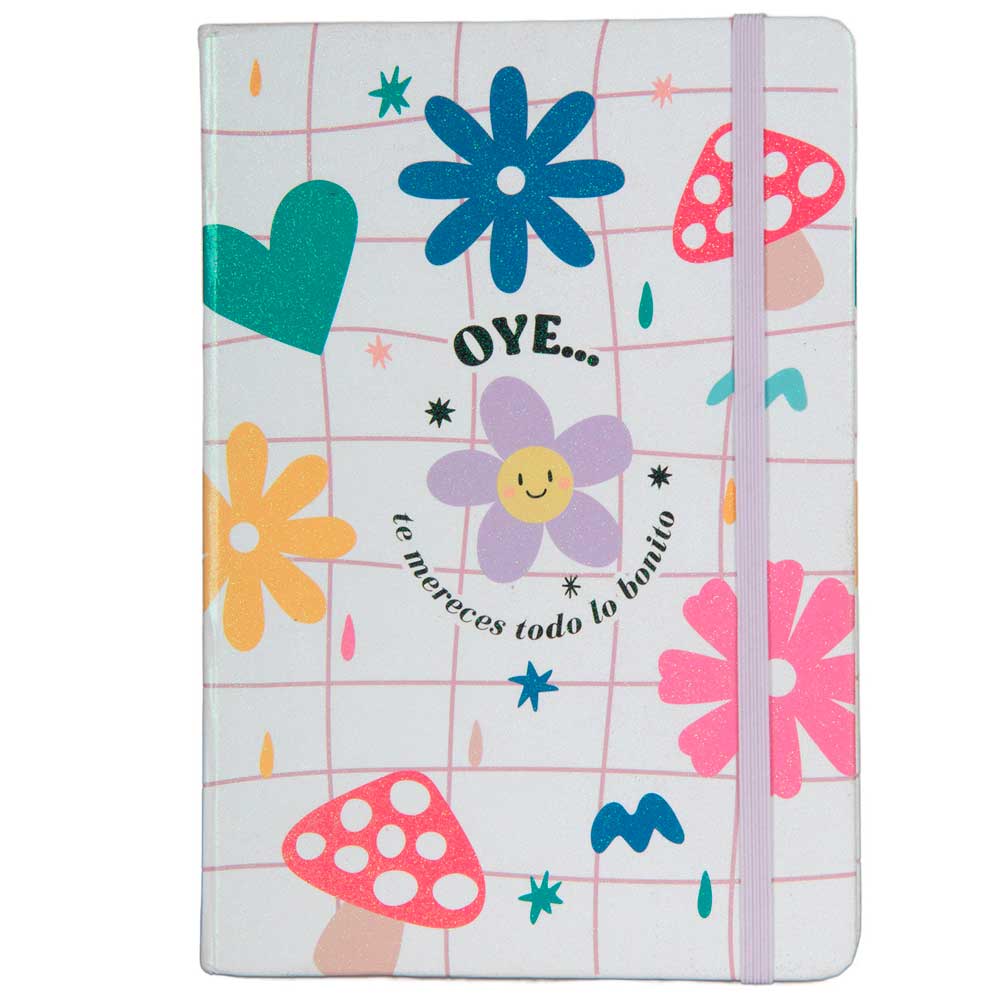 Libreta ARTESCO Glitter Florece 1un