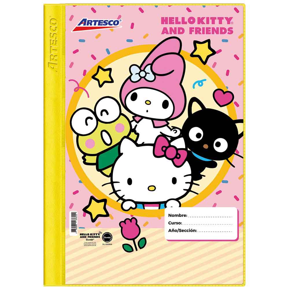 Folder ARTESCO Oficio Hello Kitty