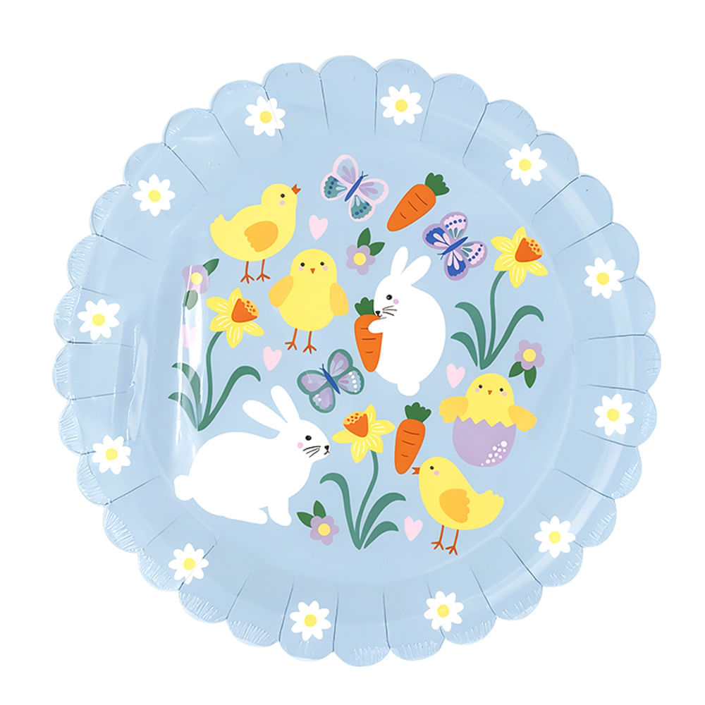 Pack 8 Platos Conejo de Pascua CLASS&WORK
