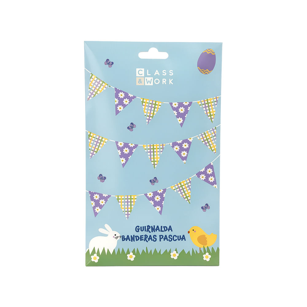 Guirnalda Banderas de Pascua CLASS&WORK