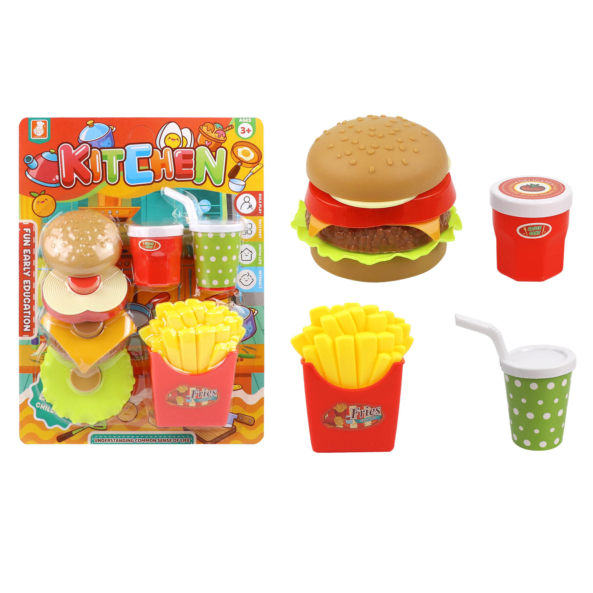 Set piñatería Hamburguesa HUAYUAN 906-13