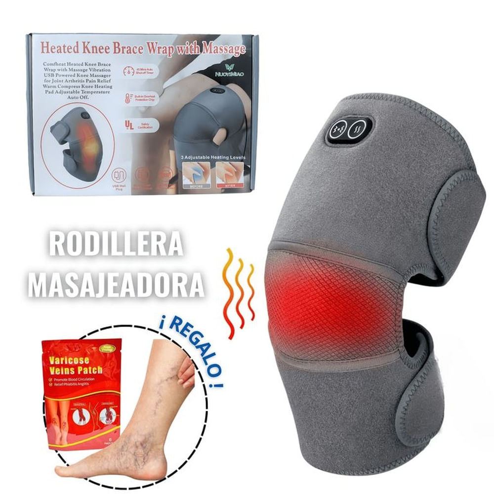 Rodillera inteligente + parches para piernas ¡GRATIS Gris Oscuro