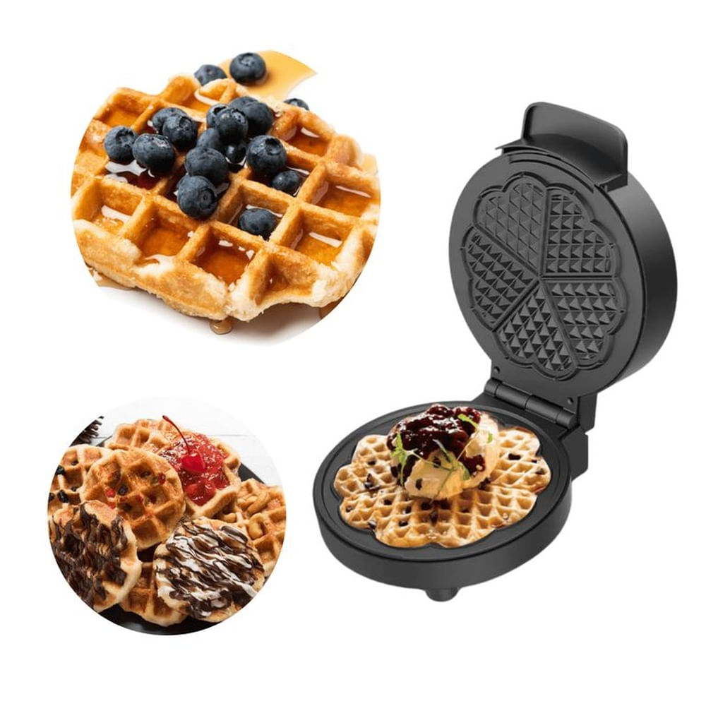 Desayunos con Estilo Wafles en Forma de Corazón RAF
