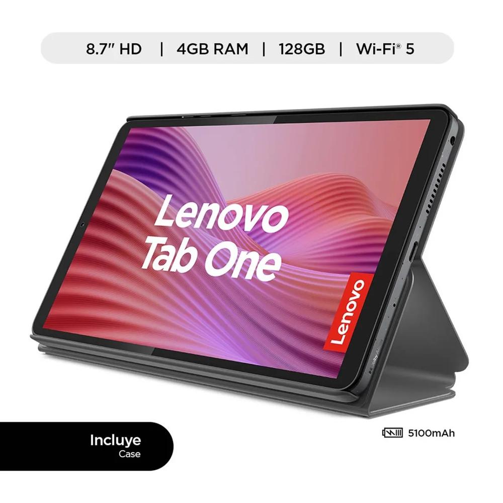 TABLET LENOVO TAB ONE - FOLIO CASE 4GB 128GB 8.7 HD LTE ANDROID 14