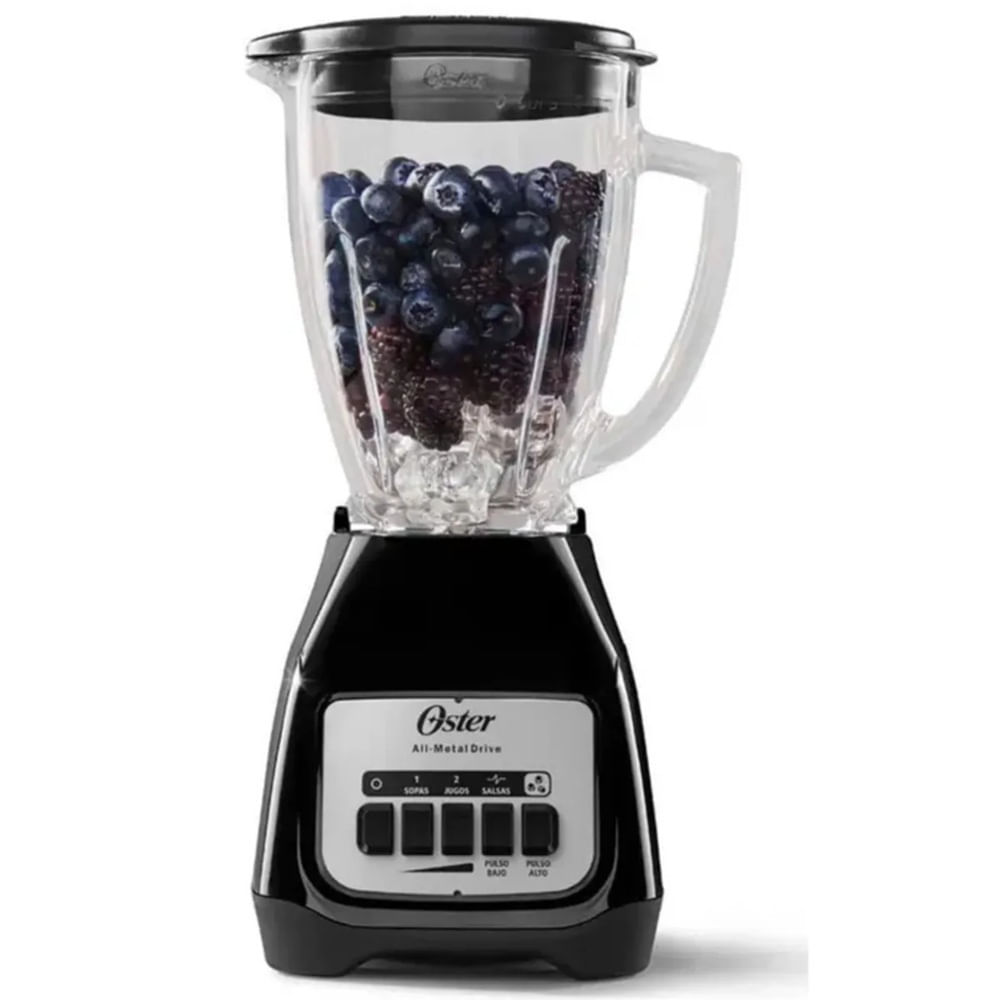 Licuadora OSTER 2 velocidades Pulso Vaso De Vidrio BLSTKAGBPB