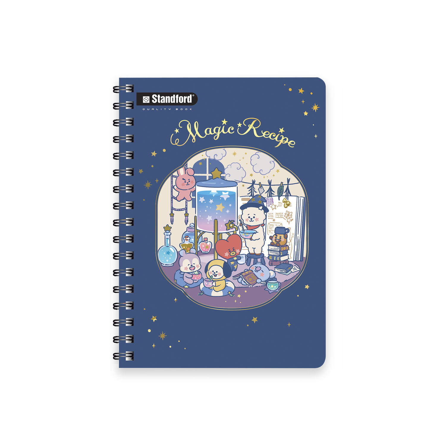 Cuaderno STANDFORD Anillado B5 BT21 120 Hojas