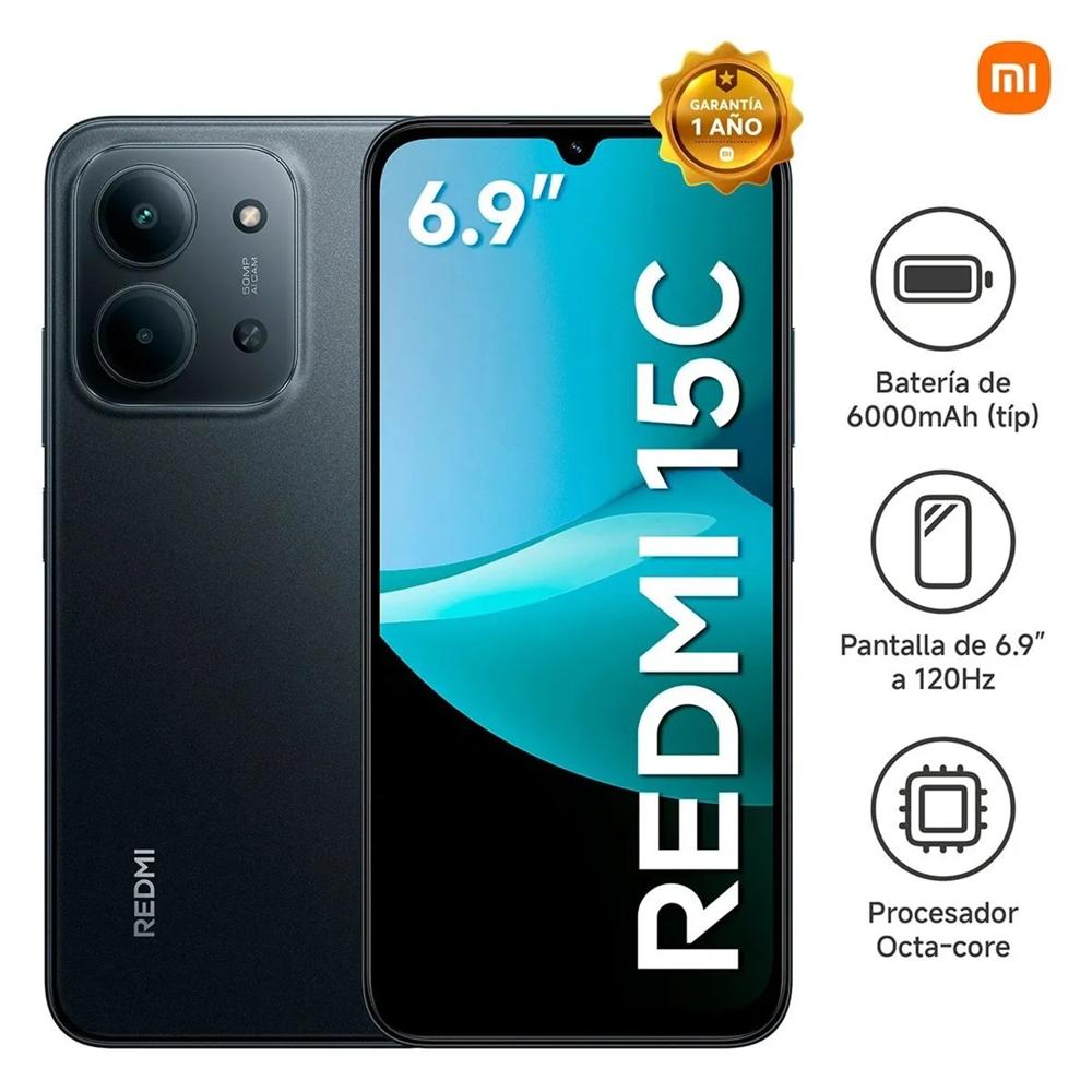 Xiaomi Redmi 15c Dual Sim 128gb 4gb Ram Negro