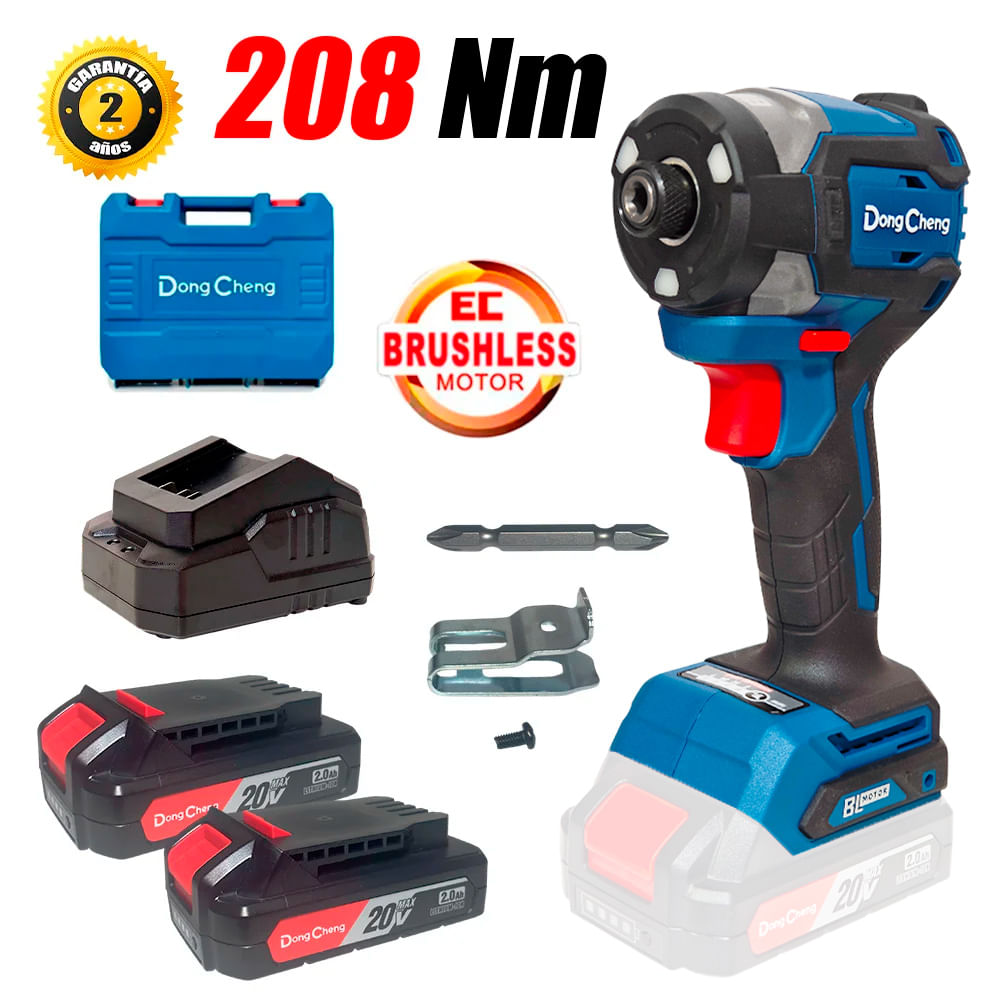Atornillador de Impacto 6.35mm Dongcheng DCPL208AM