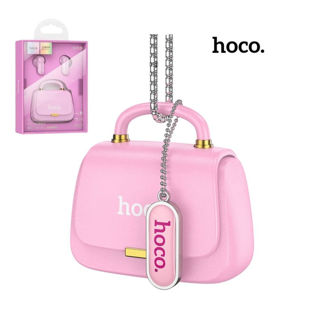 Audífonos Inalámbricos con estuche Cartera - Rosado