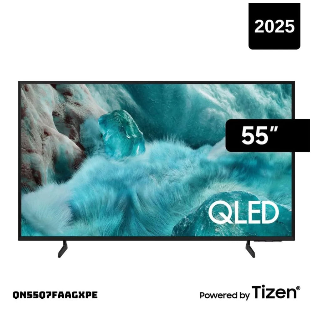 TELEVISOR SAMSUNG 55 QLED SMART TV TIZEN OS 4K UHD 2025 QN55Q7FAAGXPE