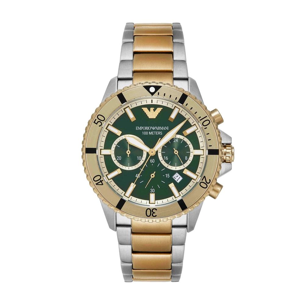 Reloj Emporio Armani Ar11586 Green Genuino para Caballero