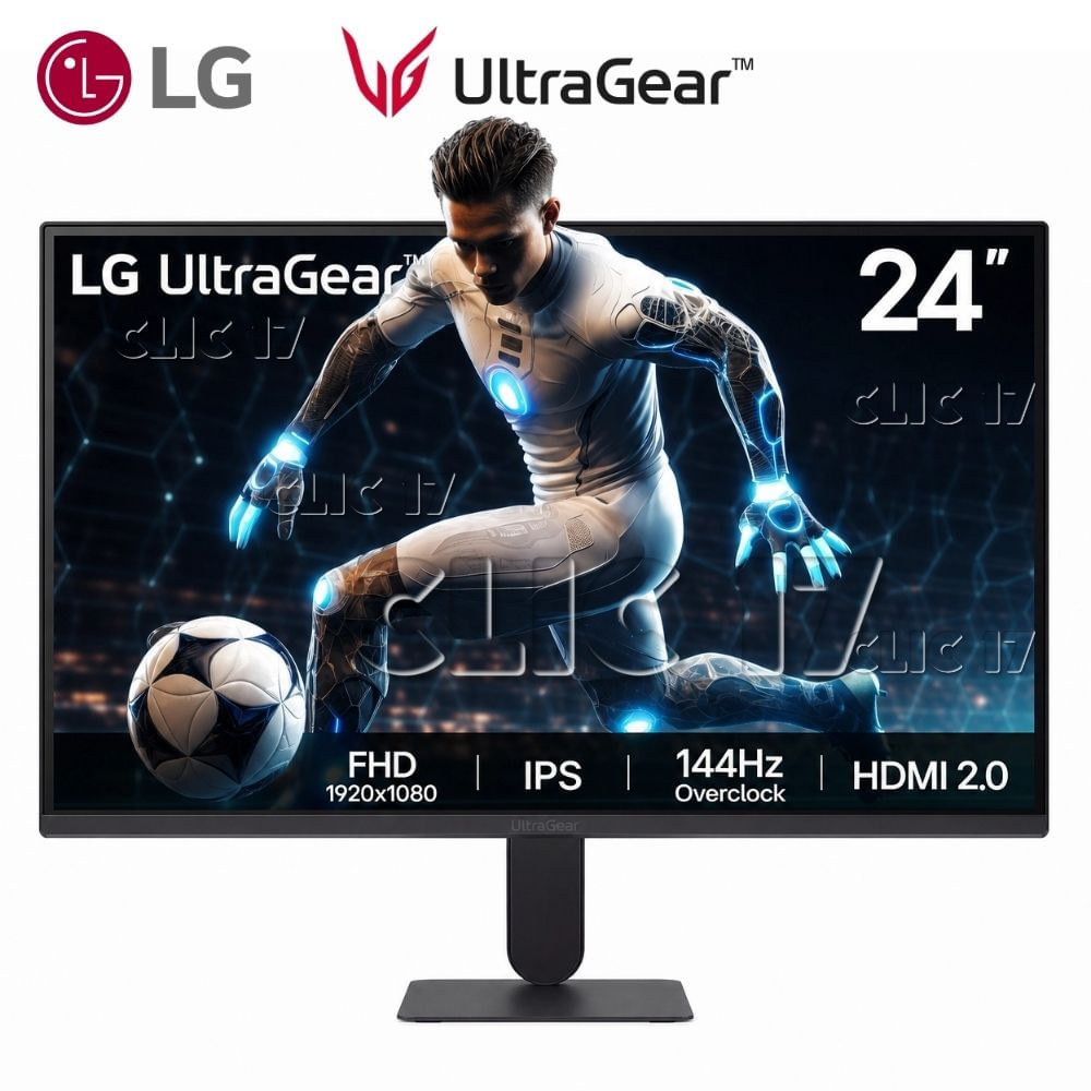 Monitor Gamer LG UltraGear 24G411A-B 24"" FHD IPS 144Hz 1ms G-Sync