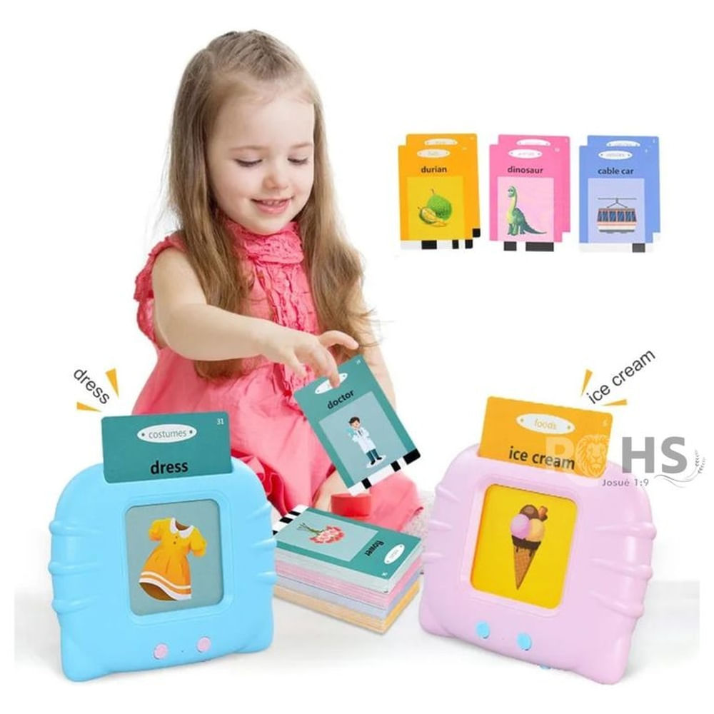 Juego de Aprendizaje para Niñas Tarjetas Flash INGLES - ESPAÑOL Multicolor Juego de Aprendizaje para Niñas Tarjetas Flash INGLES - ESPAÑOL Multicolor