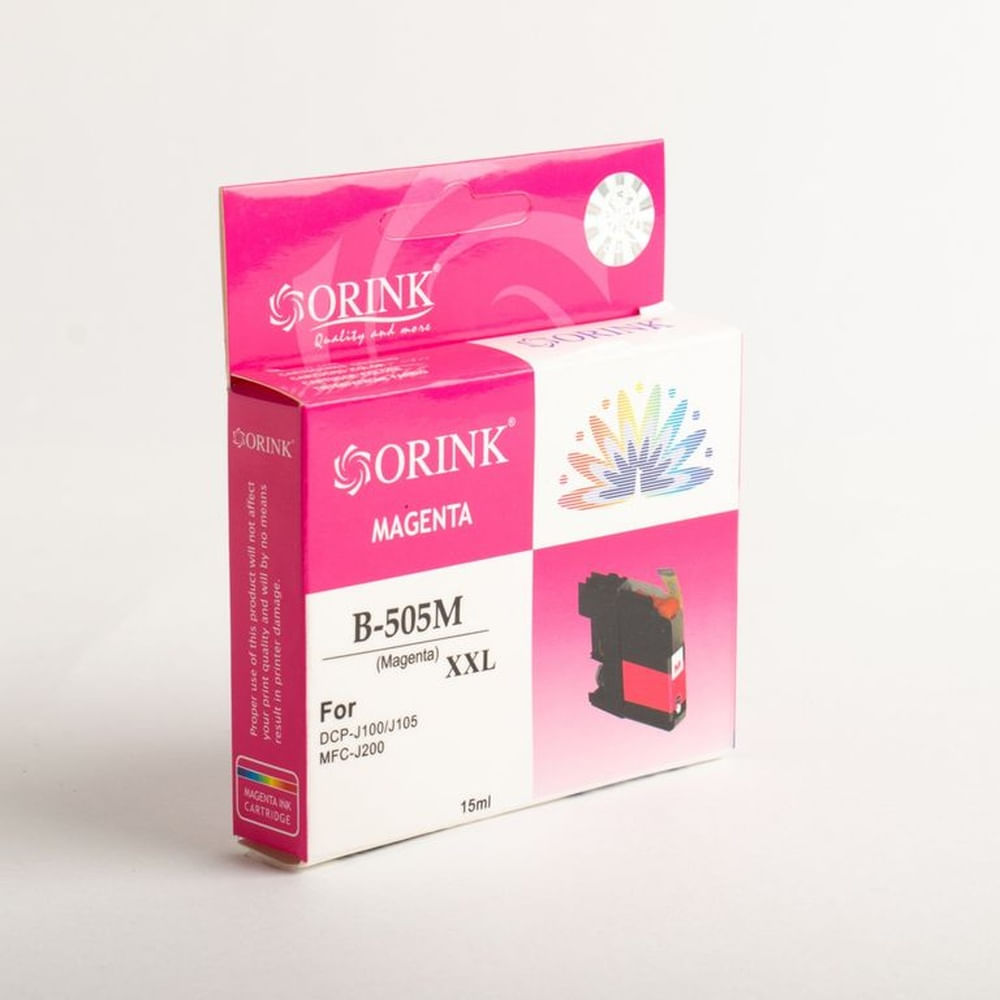 Cartucho de tinta Compatible CB 505 Rojo  Magenta 15 ml