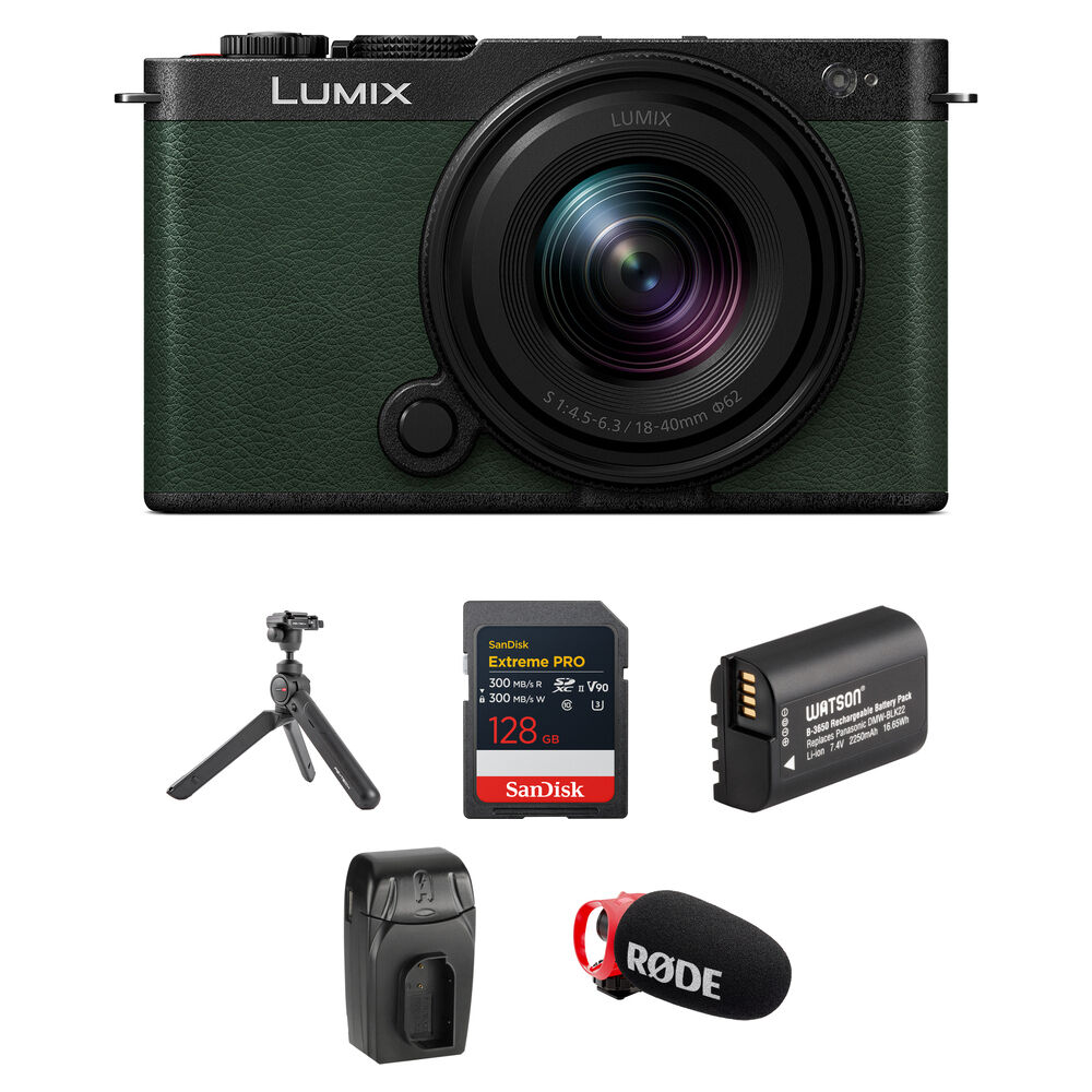 Panasonic LUMIX S9 Cámara Mirrorless con Lente S 18-40mm f/4.5-6.3 y Kit de Creación de