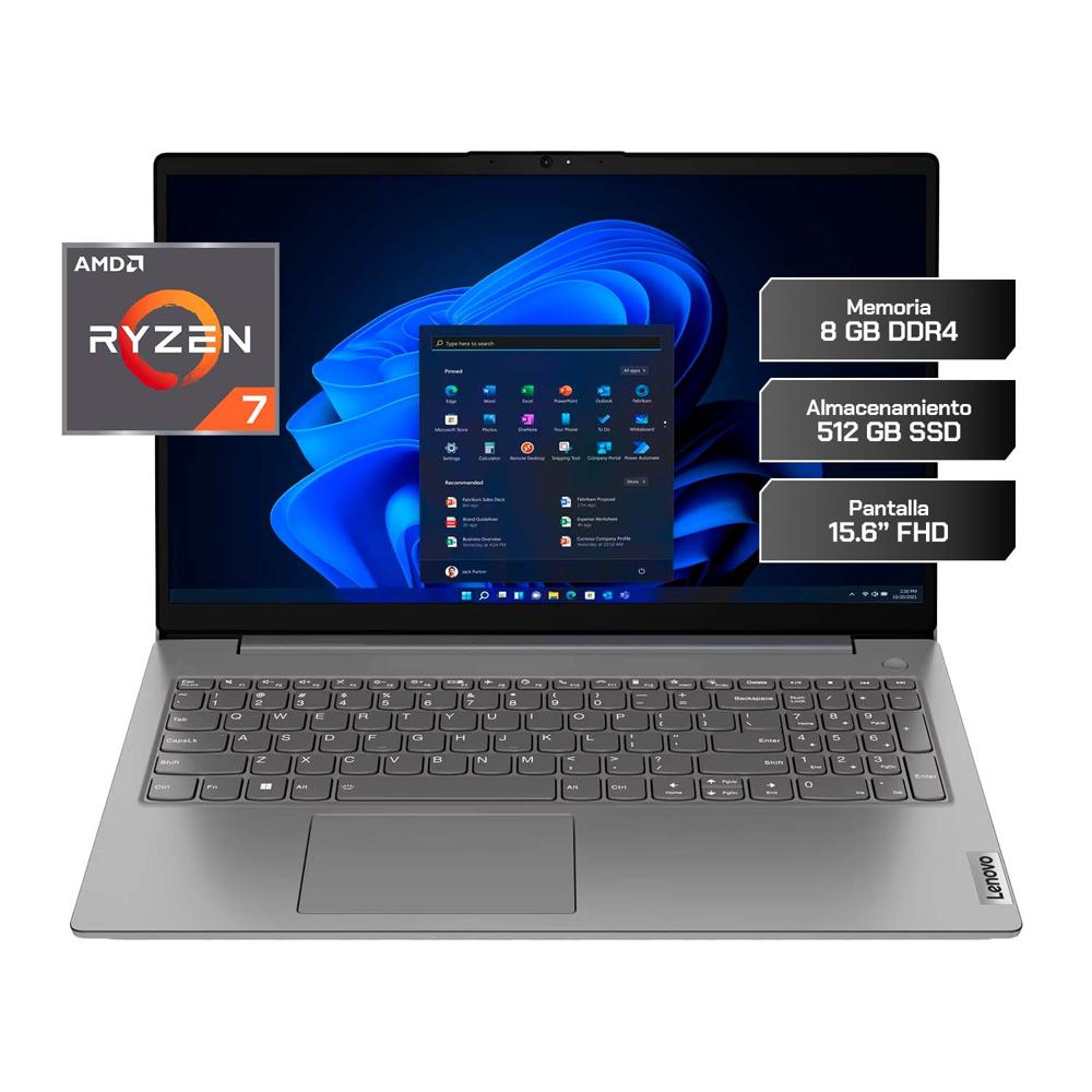 Laptop Lenovo V15 G4 AMD Ryzen 7 RAM 16GB SSD 512GB 15.6 FHD Windows 11