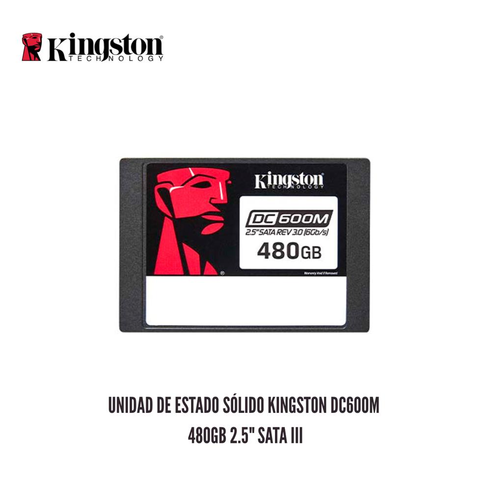 UNIDAD DE ESTADO SOLIDO KINGSTON DC600M 480GB 2.5 SATA III