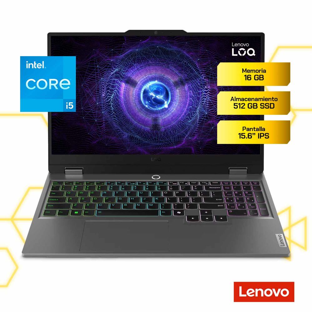 Laptop Lenovo LOQ 15IAX9 15.6 FHD 144Hz Core i5 RTX3050 RAM 16GB 512GB SSD