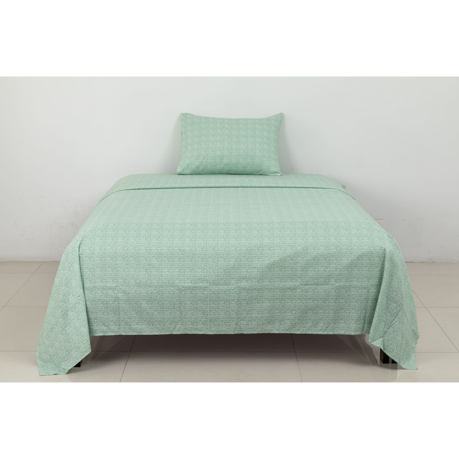 Sábana Pv27 100% Microfibra Chevron 1.5 Plazas