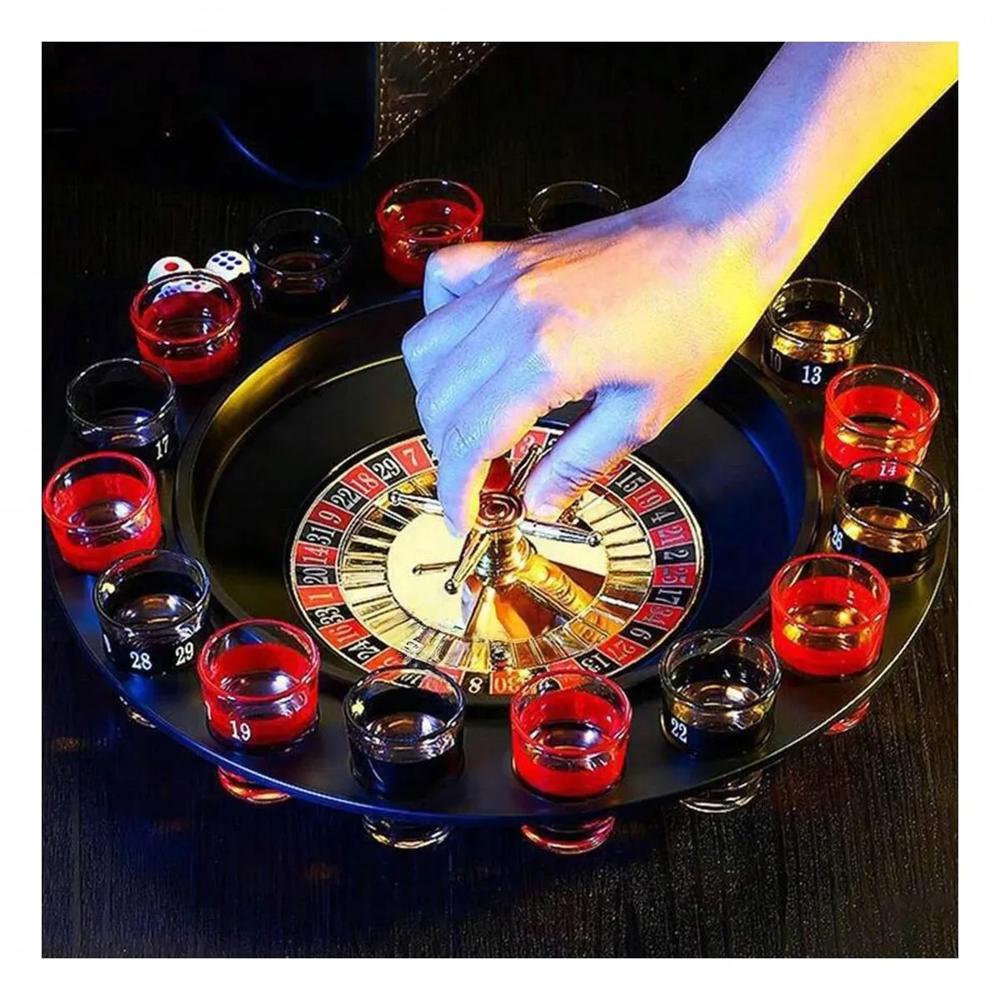 JUEGO DE RULETA DE SHOTS PARA FIESTA