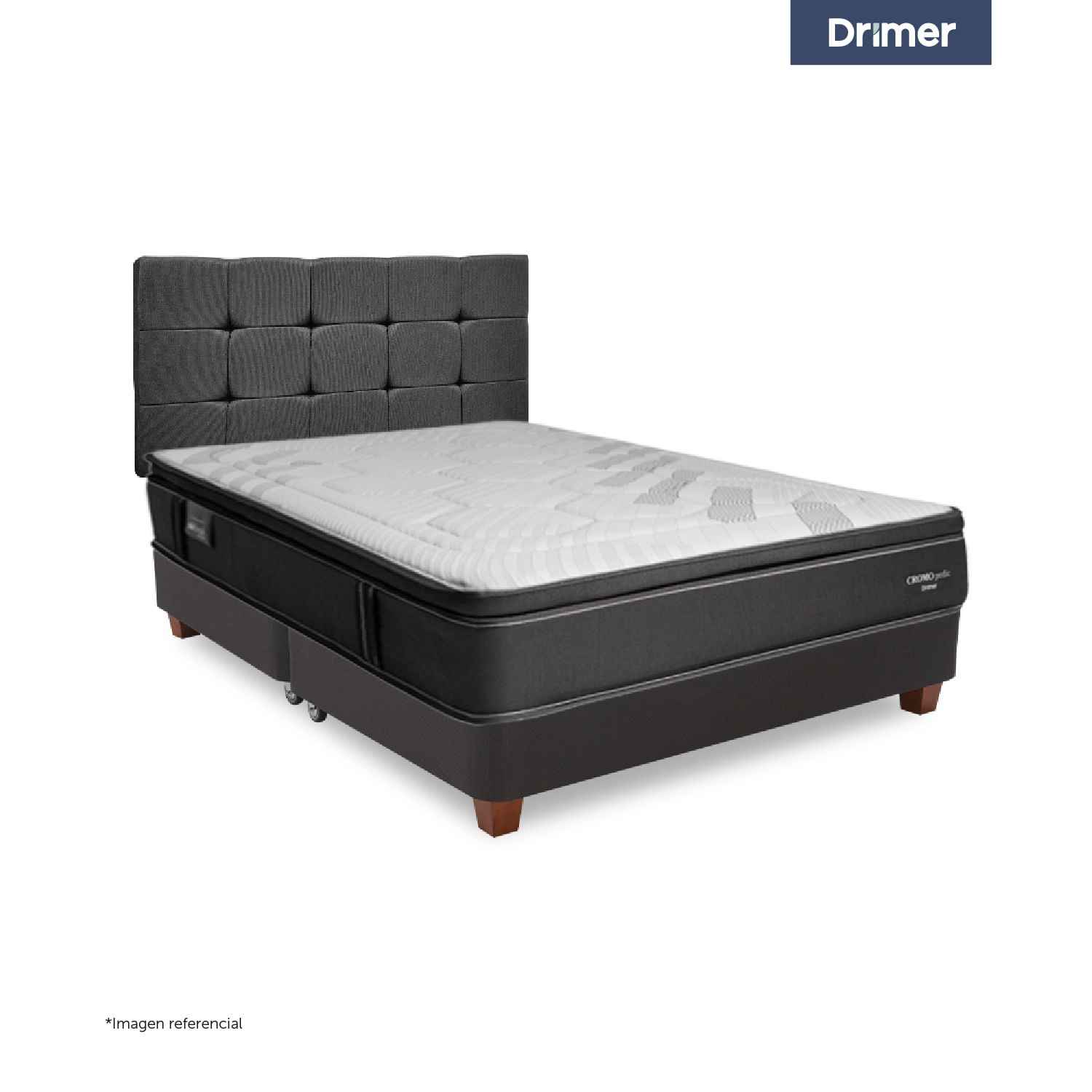 Combo Gold Cromopedic King + Almohadas