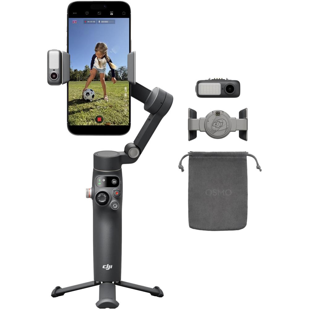 DJI Osmo Mobile 8 Gimbal Estabilizador para Smartphone con Módulo Multifuncional, ActiveT