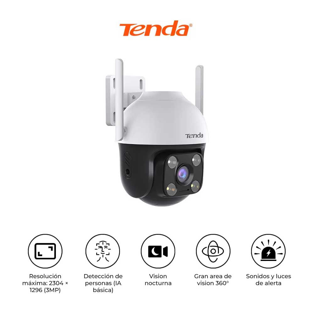CAMARA DE SEGURIDAD TENDA CH3-WCA 3MP WIFI 6