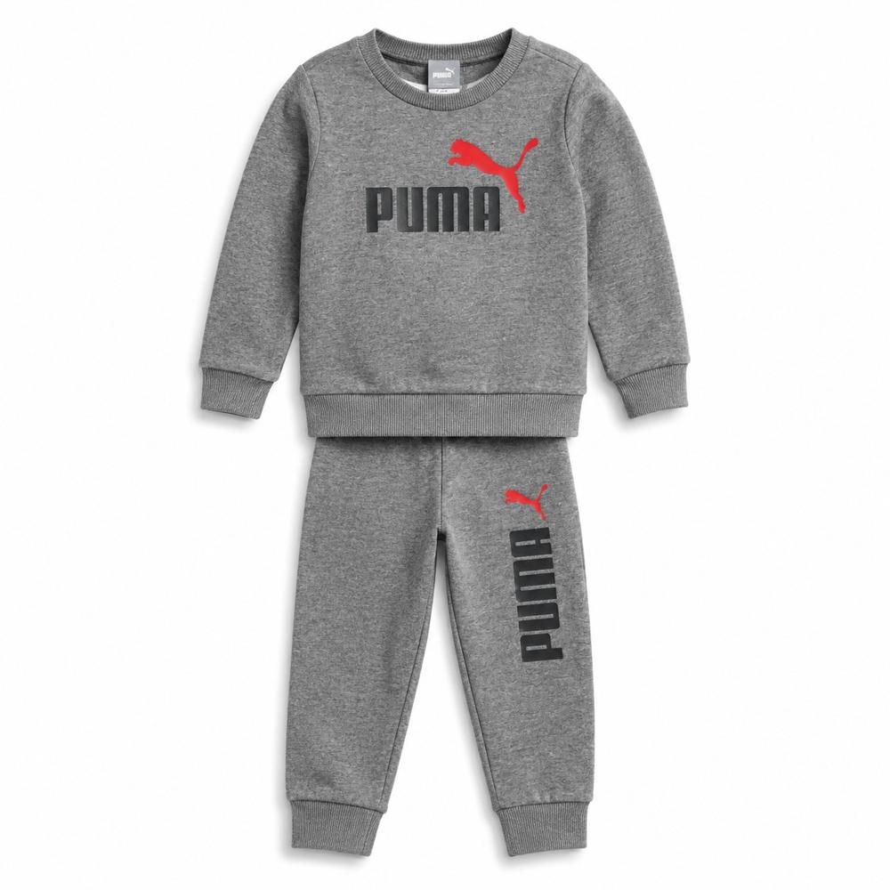 CONJUNTO POLO Y PANTALON PUMA NIÑO GRIS