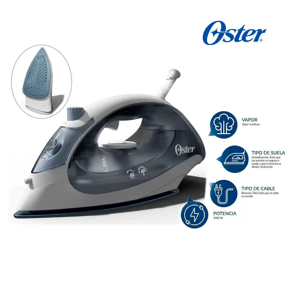 Plancha a Vapor Oster Suela Anti-Adherente GCSTBS5001