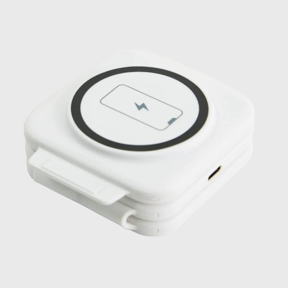 Base de Carga Inalámbrica 15W Qi Ultra Slim Cargador Inalámbrico Rápido Compatible Samsung y iPhone