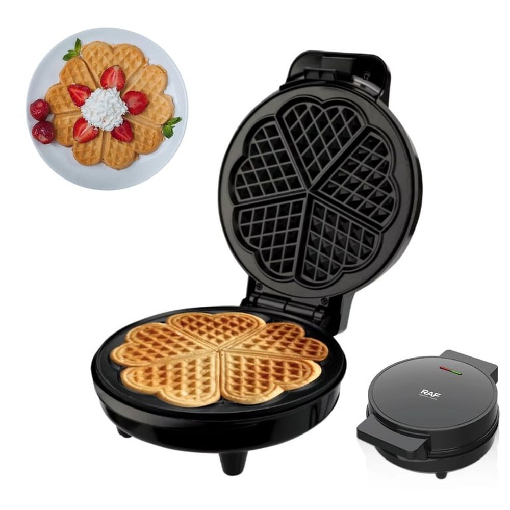 Máquina Para Hacer Gofres Waffles De 5 Rebanadas - Raf