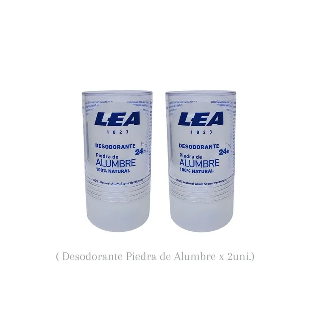 Desodorante Piedra de Alumbre 100% Natural x 2 unidades