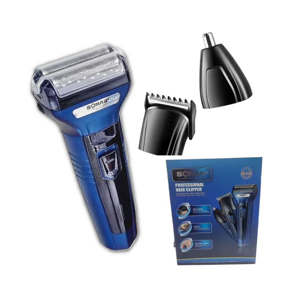 Maquina Cortador de Cabello y Afeitador 3en1