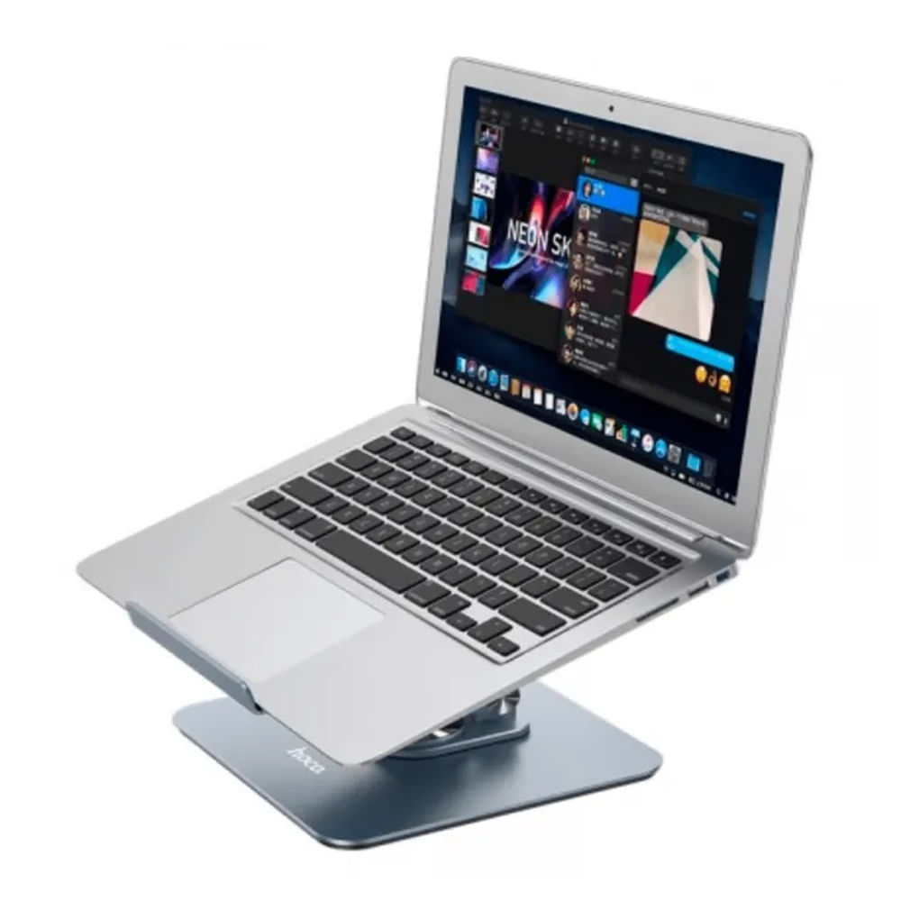 Soporte para Laptop plegable de aluminio Gris