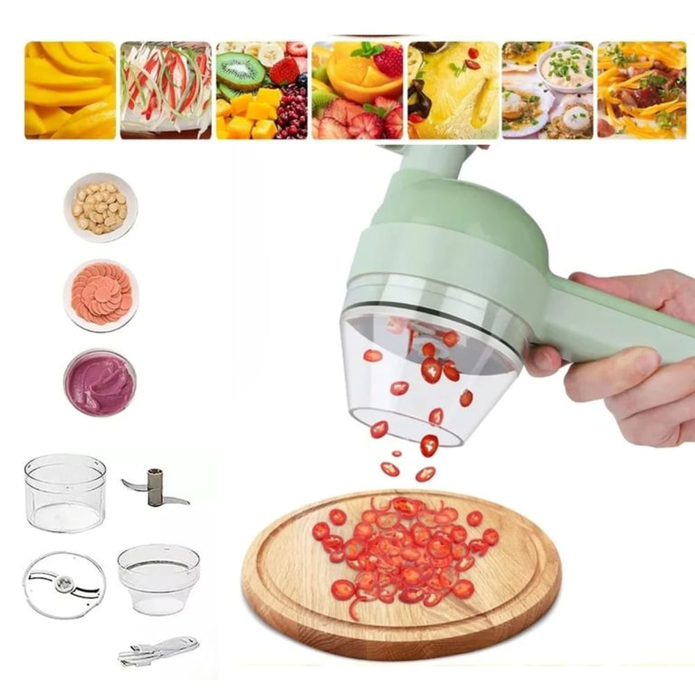 Picador de Verduras Multifuncional 4 en 1